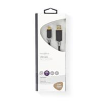 Nedis CCBW61600AT10 Kabel Usb 3.1 Type-c Male - A Male 1,0 M Antraciet - thumbnail