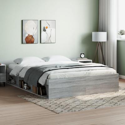 Bedframe grijs sonoma eikenkleurig 140x190 cm