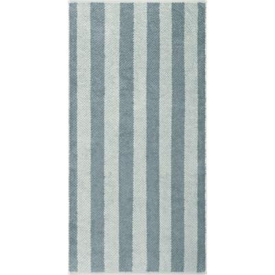 Cawö Cawo Pure Strepen Handdoek 50/100 mystic green