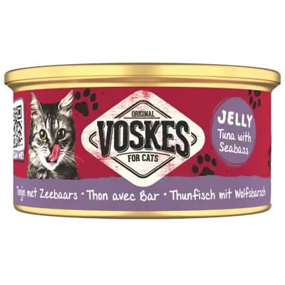 Voskes Tonijn met zeebrasem 85g