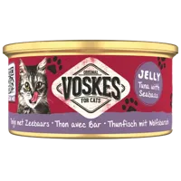 Voskes kattenvoer in gelei tonijn & zeebrasem 85g - thumbnail