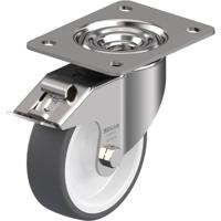 Blickle LKX-POTH 125G-3-FI Zwenkwiel met rem Wieldiameter: 125 mm Draagvermogen (max.): 350 kg 1 stuk(s) - thumbnail