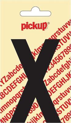 Plakletter Nobel Sticker zwarte letter X Pickup - Pickup
