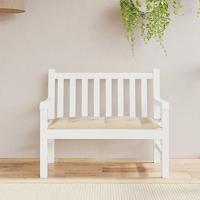 VidaXL Tuinbankkussen 110x50x7 cm oxford stof beige - thumbnail