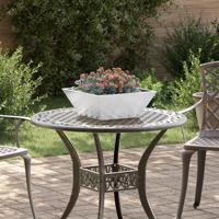 VidaXL Tuin bloempot 5 pcs zilver 40 x 40 x 15 cm gegalvaniseerd staal - thumbnail