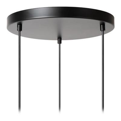 Lucide CHAYANNE - Hanglamp - Ø 30 cm - 3xE14 - Zwart