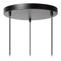 Lucide CHAYANNE - Hanglamp - Ø 30 cm - 3xE14 - Zwart - thumbnail