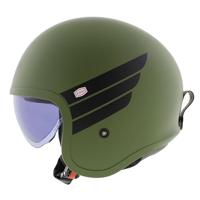 LS2 jet helm "of599 ii spitfire retro" helmet of599 spitf.ii retro xl green/black - thumbnail