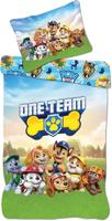 Paw Patrol One Team peuterdekbedovertrek - 100 x 135 cm - thumbnail