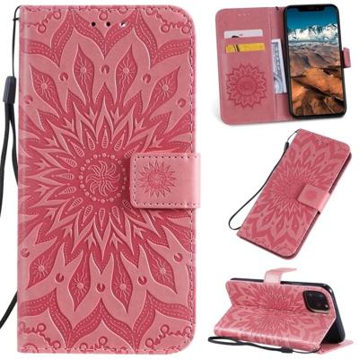 Gedrukt afdrukken zonnebloem patroon horizontale Flip PU lederen case voor iPhone XI Max 2019 met houder & kaartsleuven & portemonnee & & Lanyard (ro Gedrukt afdrukken zonnebloem patroon horizontale Flip PU lederen case voor iPhone XI Max 2019 met houder & kaartsleuven & portemonnee & & Lanyard (ro