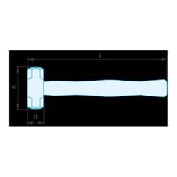 Facom drijfhamer 4000g vonkvrij - 1261H.400SR - thumbnail