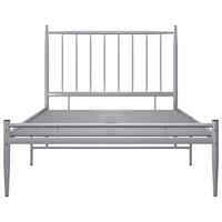 Bedframe metaal grijs 100x200 cm - thumbnail