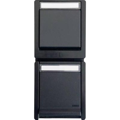 N & L 27633 Compleet Opbouw spatwaterdicht Zwart 1 stuk(s)