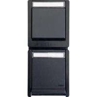 N & L 27633 Compleet Opbouw spatwaterdicht Zwart 1 stuk(s) - thumbnail