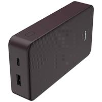 Hama Colour 20 Power Pack 20000 mAh 2 Outputs:USB-C USB-A Powerbank Paars - thumbnail