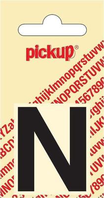 Plakletter Helvetica 40 mm Sticker zwarte letter n Pickup - Pickup
