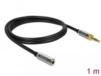 DeLOCK Stereo Jack 3,5 mm 3-Pin male > female verlengkabel - thumbnail