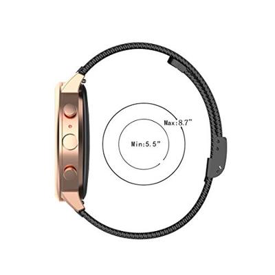 Garmin Venu 3s / Vivoactive 4s / Venu 2s / Vivomove 3s / Forerunner 255s - Milanese bandje met klemsluiting - Multicolor - thumbnail