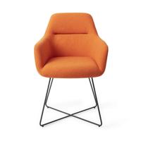 Jesper Home Kinko eetkamerstoel Tangerine cross black - thumbnail