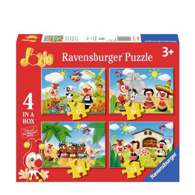 Jokie Reist Om De Wereld (12+16+20+24 Stukjes) - Puzzel;Puzzel (4005556069972)