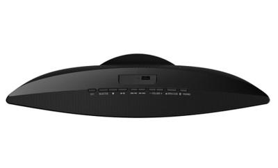Panasonic All-in-one hifi-microfoon SC-HC200EG-K I 20 W cd-speler FM-radio Bluetooth USB-poort compact design luidsprekerafwerking van zwarte stof - Franse versie