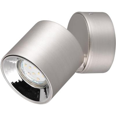 Moderne LED Wandlamp GU10 Fitting | Rond Mat Nikkel Metaal
