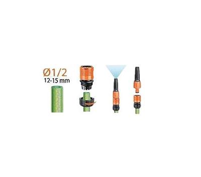 Claber Duurzame Slangkoppeling ½" met Waterstop - Weerbestendig en Efficiënt - thumbnail
