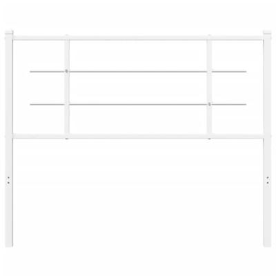 Hoofdbord 107 cm metaal wit