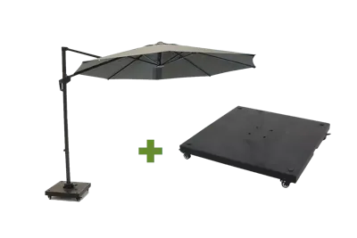 Libra 3m grijs met verrijdbare 70kg voet