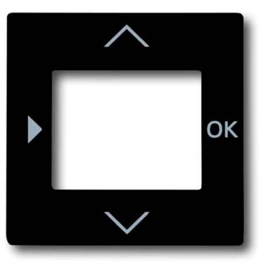 Busch-Jaeger 2CKA006430A0303 Jaloezie-schakelaar, Jaloezie-schakelaar/-knop Afdekking Future lineair Antraciet, Zwart-grijs 1 stuk(s)