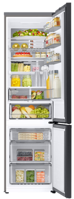 Samsung RB38A7B6AS9 koel-vriescombinatie Vrijstaand 387 l A Zilver