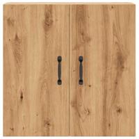 Wandkast 60x31x60 cm bewerkt hout artisanaal eikenkleurig - thumbnail