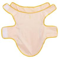 Hondenregenjas met reflecterende strips polyester geel S - thumbnail
