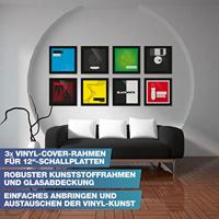 Glorious Vinyl Frame Set Zwart (set Van 3) - thumbnail