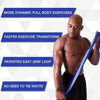 Theraband CLX 22m Dispenser - zeer zwaar blauw - thumbnail