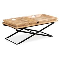 Salontafel 110x55x42 cm massief mangohout - thumbnail