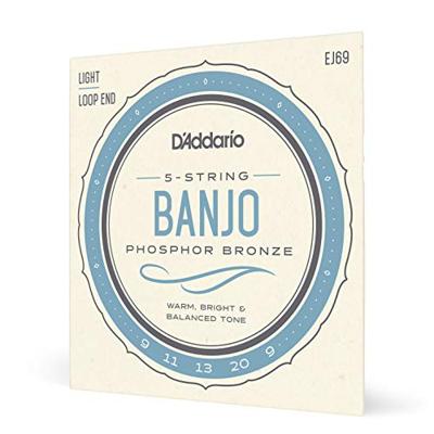 D'Addario EJ69 snarenset voor vijf-snarige banjo D'Addario EJ69 snarenset voor vijf-snarige banjo