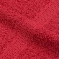 Saunahanddoeken 10 st 80x200 cm 360 g/m 100% katoen rood - thumbnail
