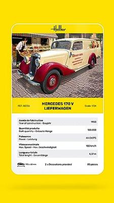 Heller 80736 MB 170 Lieferwagen Bouwpakket Schaal 1:24