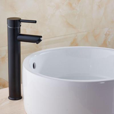 Hoge Wastafelkraan Boss & Wessing Nero 30 cm Messing Mat Zwart Aqua Splash