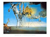 Kunstdruk Salvador Dali - La tentation de St. Antoine 80x60cm - thumbnail