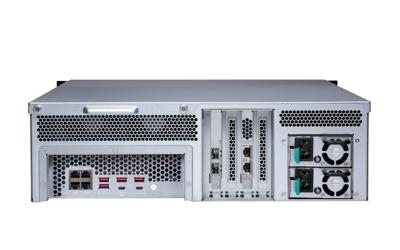 TS-h1683XU-RP - NAS-server - 16 bays - rack-uitvoering - SATA 6Gbs - RAID 0, 1, 5, 6, 10, 50, JBOD, 5 hot spare, 6 hot spare, 60, 10 hot spare, RAID TP - RAM 128 GB TS-h1683XU-RP - NAS-server - 16 bays - rack-uitvoering - SATA 6Gbs - RAID 0, 1, 5, 6, 10, 50, JBOD, 5 hot spare, 6 hot spare, 60, 10 hot spare, RAID TP - RAM 128 GB