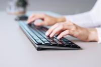 CHERRY KW 9100 SLIM toetsenbord Universeel RF-draadloos + Bluetooth QWERTZ Duits Zwart - thumbnail