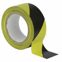 Showtec Showtec Floor-Marking tape 50 mm Zwart/geel - thumbnail