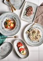 Bonna Serveerschaal - Odette - Porselein - 15x8.5 cm - set van 2 - thumbnail