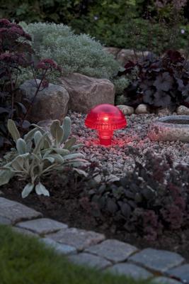 KonstSmide Solar tuinlampjeAssisi rood - 7663-500