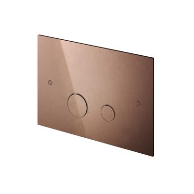 Hotbath Cobber bedieningspaneel geschikt voor Geberit UP320 17 x 25 x 0,4 cm, geborsteld koper PVD
