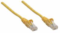 Intellinet 325165 RJ45 Netwerkkabel, patchkabel CAT 5e U/UTP 0.50 m Geel 1 stuk(s) - thumbnail