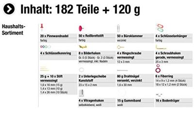 Connex Assortiment Huishoud 182Dlg + 120Gr - DP8500107 Connex Assortiment Huishoud 182Dlg + 120Gr - DP8500107