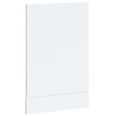 Vaatwaspaneel Kalmar 45x1,5x67 cm bewerkt hout hoogglans wit